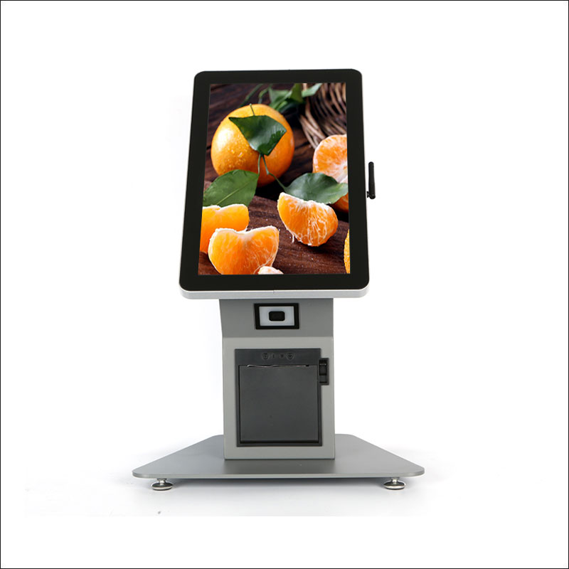 Here are key features and components of a self-service ordering kiosk