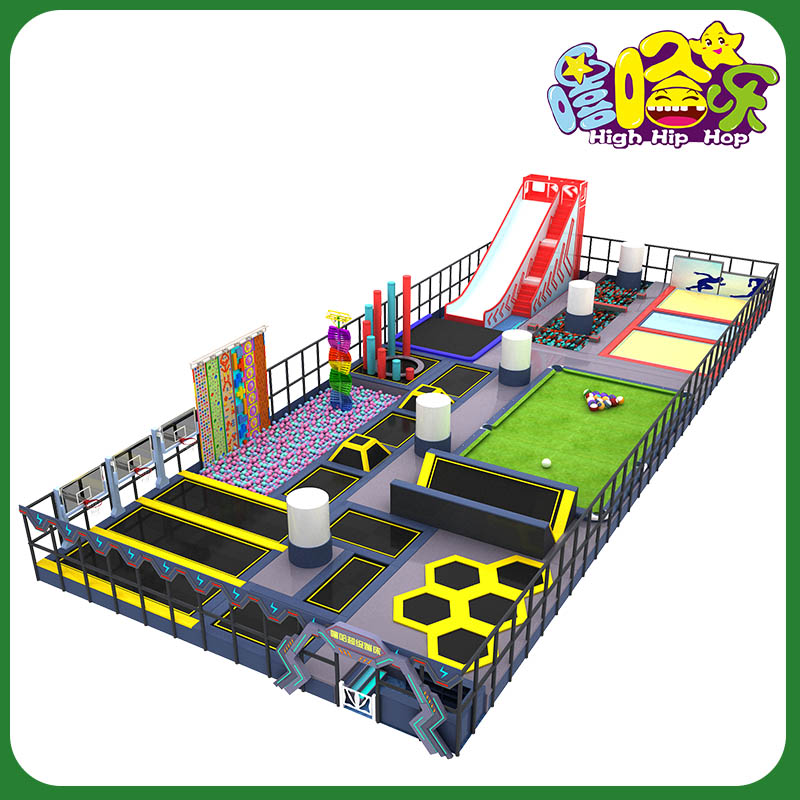 Here are some common features you might find in an indoor playground