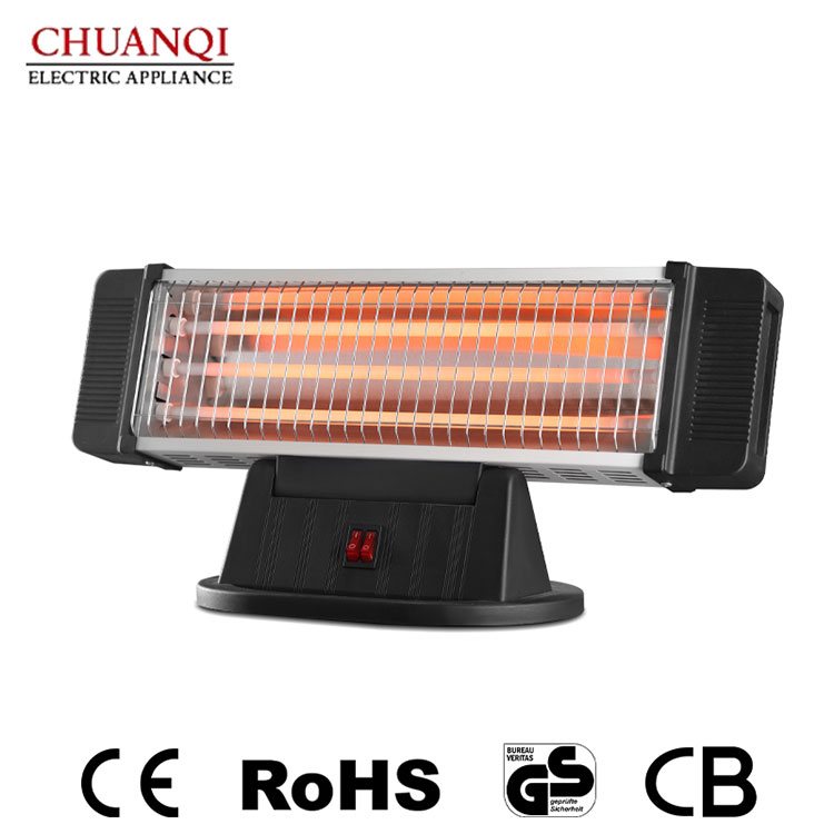 Detailed description of 1200W 3 Tubes Quartz Heater